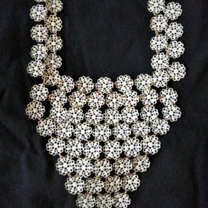 Dainty Floral Bib Necklace